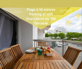 Studio Arena / Plage à 2min / Parking privé / Terrasse